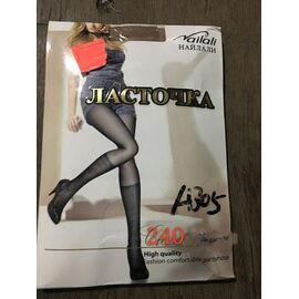 Колготи капронові 240 black 40D р.46-48 "Алия" недорого оптом від прямого постачальника