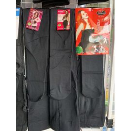 Колготи жіночі теплі 218 black батал р.54-56 "Алия" недорого оптом від прямого постачальника