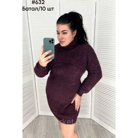 Фотография Вязанное платье туника батального униаерсального размера 50-54 "PARTNERS" недорого от прямого поставщика