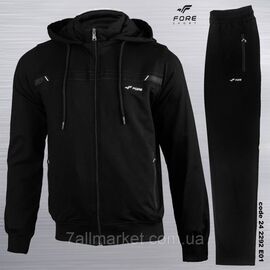 Спортивний чоловічий костюм на блискавці FORE розміри M-3XL (4 кв) "REMAIN" купити недорого від прямого постачальника