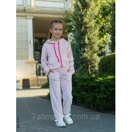 Спортивний костюм жіночий велюр підлітковий на зріст 128,134,140,146 (3кв) "NOWEMBER"