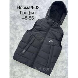 Фотография Жилетка мужская демисезонная, молодёжная размеры 48-56 (3цв) "SPORT" недорого от прямого поставщика