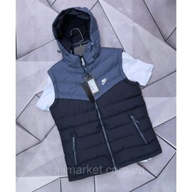 Жилетка чоловіча плащівка, стьобана/двохстроня р-ри L-4XL(4цв) "MACCALI" недорого від прямого постачальника