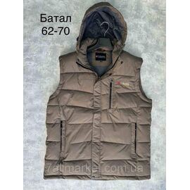 Жилетка чоловіча демісезонна, молодіжна батал розміри 62-70 (4 кв) "SPORT" недорого від прямого постачальника