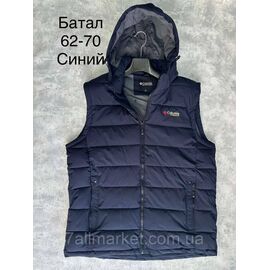 Фотография Жилетка мужская демисезонная, молодёжная батал размеры 62-70 (3цв) "SPORT" недорого от прямого поставщика