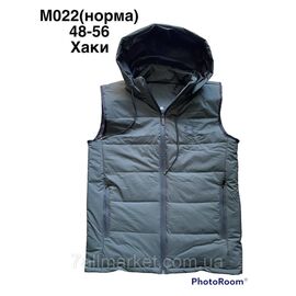 Жилетка чоловіча демісезонна стьобана, розміри 48-56 (3кв) "L&K" купити недорого від прямого постачальника