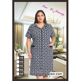 Халат жіночий домашній на блискавці батал розмір 58-66 "FLOWER" недорого від прямого постачальника