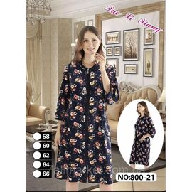 Халат жіночий домашній на блискавці/батал розмір 58-66 "FLOWER" недорого від прямого постачальника