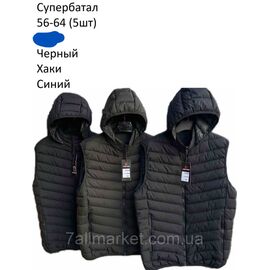 Фотография Жилетка демисезонная мужская стёганная батал р-ры 56-64 (3цв) "NEW NOCE" недорого от прямого поставщика