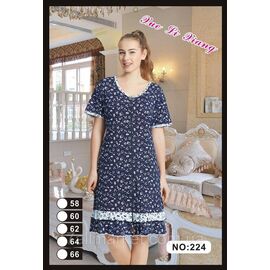 Фотография Халат женский домашний на молни размер 58-66 "FLOWER" недорого от прямого поставщика