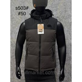 Жилетка чоловіча плащівка/утеплена р-ри L-4XL (8кв)"PROSTOMEN" недорого від прямого постачальника
