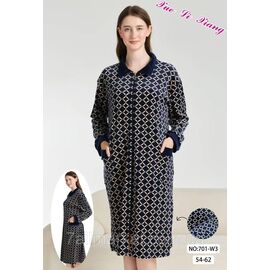 Халат жіночий домашній на блискавці/батал розмір 54-62 "FLOWER" недорого від прямого постачальника