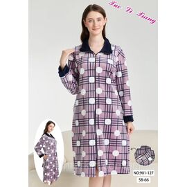 Халат жіночий домашній на блискавці/батал розмір 58-66 "FLOWER" недорого від прямого постачальника