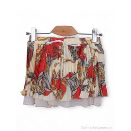 Спідниця дитяча Літо 1816 (08596) beige-red (5 шт. р.сітка36-44) "Obuvok" недорого оптом від прямого постачальника