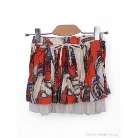 Спідниця дитяча Літо 1816 (08598) beige-red (5 шт. р.сітка36-44) "Obuvok" недорого оптом від прямого постачальника