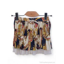 Спідниця дитяча Літо 1816 (08597) beige-navy (5 шт. р.сітка36-44) "Obuvok" недорого оптом від прямого постачальника