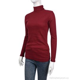Фотография Водолазка женская Весна/осень 9376-14 bordo (2 шт. р.сетка 42-48) "Red Hat" недорого оптом от прямого поставщика