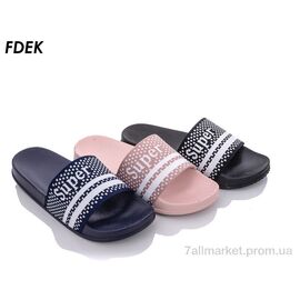 Шльопанці унісекс Літо A5816 mix (24 пар р.36-41) "FDEK" недорого оптом від прямого постачальника