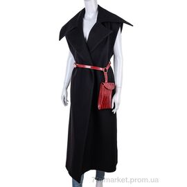 Жилетка жіноча Весна/осінь 6201 black (4 шт. р.сітка1-3) "Gelsomino" недорого оптом від прямого постачальника