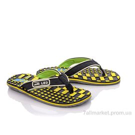 Шльопанці дитячі Літо EC4223BK yellow (6 пар р.32-35) "Zelart" недорого оптом від прямого постачальника