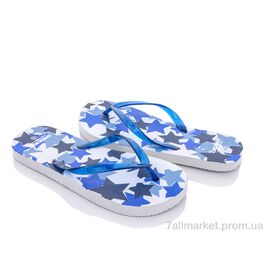 Шльопанці дитячі Літо Турция вьетнамок синий (34-35) (6 пар р.30-35) "Soylu" недорого оптом від прямого постачальника