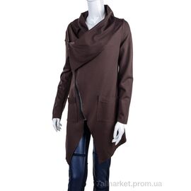 Кардиган жіночий Весна/осінь 1756 brown (4 шт. р.сітка34-40) "Vande Grouff" недорого оптом від прямого постачальника
