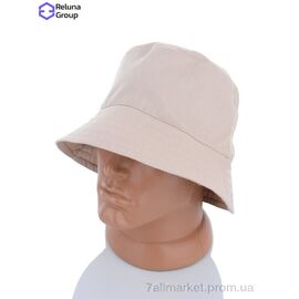 Панама зимова жіноча Літо YQ001-8 beige (2 шт. р.сітка) "Reluna Group" недорого оптом від прямого постачальника