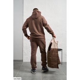 Фотография Мужской спортивный костюм трёхнитка на флисе р.48;50;52;54-56;58-60 "LETTI" купить недорого от прямого поставщика