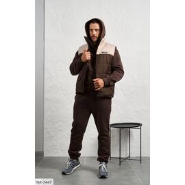 Чоловічий спортивний костюм на флісі р.48;50;52;54-56;58-60 "LETTI" купити недорого від прямого постачальника