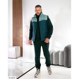 Фотография Мужской спортивный костюм трёхнитка на флисе р.48;50;52;54-56;58-60 "LETTI" купить недорого от прямого поставщика