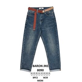 Фотография Джинсы мужские 8090-1 blue р.28-36 "God Baron" недорого оптом от прямого поставщика