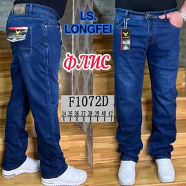 Фотография Джинсы мужские F1072D blue р.34-42 "God Baron" недорого оптом от прямого поставщика