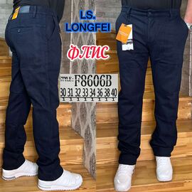 Фотография Джинсы мужские F8606B blue р.30-40 "God Baron" недорого оптом от прямого поставщика