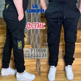 Фотография Джинсы мужские F1069B black р.32-40 "God Baron" недорого оптом от прямого поставщика