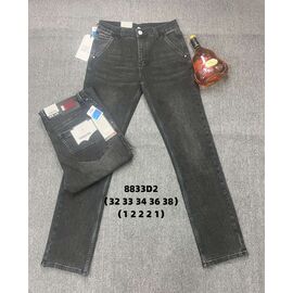 Джинси чоловічі 8833D2 black р.32-38 "God Baron" недорого оптом від прямого постачальника
