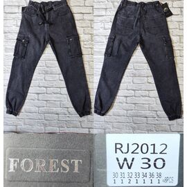 Фотография Джинсы мужские RJ2012 black р.30-38 "God Baron" недорого оптом от прямого поставщика