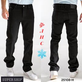 Фотография Джинсы мужские 25108-H black р.33-42 "God Baron" недорого оптом от прямого поставщика