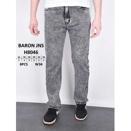 Фотография Джинсы мужские H8046 grey р.34-44 "God Baron" недорого оптом от прямого поставщика