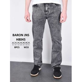 Фотография Джинсы мужские H8045 grey р.32-42 "God Baron" недорого оптом от прямого поставщика