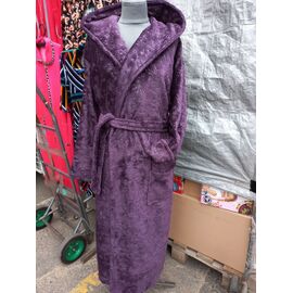 Фотография Халат женский 124 purple р.48-56 "Lindros" недорого оптом от прямого поставщика