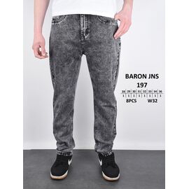 Джинси чоловічі 197 grey р.28-36 "God Baron" недорого оптом від прямого постачальника