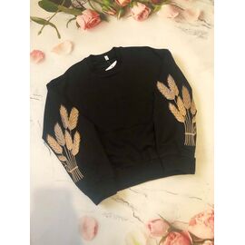 Фотография Свитер детский на девочку M163 black р.128-146 "Moda school" недорого оптом от прямого поставщика