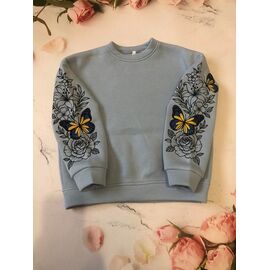 Светер Дитячий на дівчинку M173 grey р.128-146 "Moda school" недорого оптом від прямого постачальника