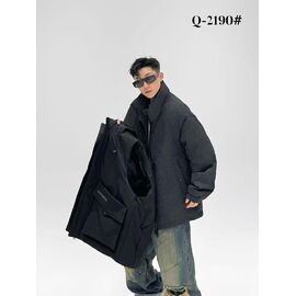 Куртка чоловіча зимова 2190 black р.M-3XL "2BRO" недорого оптом від прямого постачальника