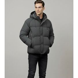 Куртка чоловіча зимова 9533 grey р.M-3XL "2BRO" недорого оптом від прямого постачальника