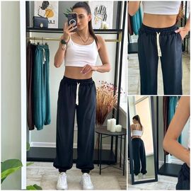 Штани спортивні жіночі 1535 black р.42-58 "Alisa Brand" недорого оптом від прямого постачальника