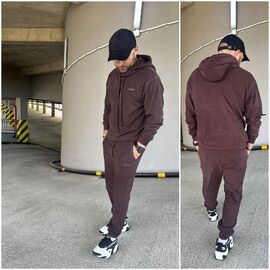 Костюм спортивний чоловічий 2082 brown р.M-2XL "Alisa Brand" недорого оптом від прямого постачальника