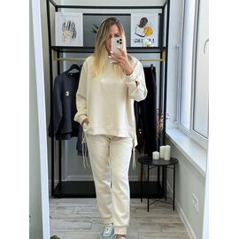 Костюм спортивний жіночий теплий 5494 beige р.42-56 "Alisa Brand" недорого оптом від прямого постачальника