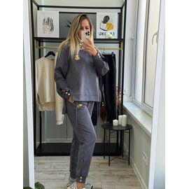 Костюм спортивний жіночий теплий 5494 grey р.42-56 "Alisa Brand" недорого оптом від прямого постачальника