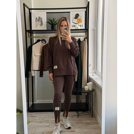 Костюм спортивний жіночий 5733 brown р.42-56 "Alisa Brand" недорого оптом від прямого постачальника